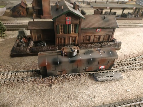 PIKO, WWII MILITARY ARMED WAGON, SCALE HO - Imagen 4 de 11