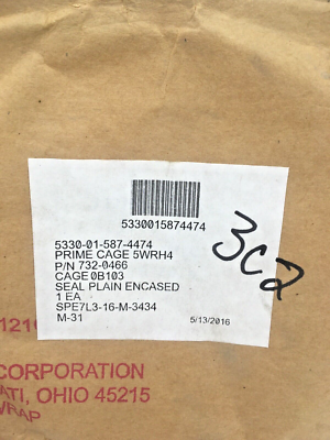 SEAL, PLAIN ENCASED 732-0466 Axle Bearing Grease Seal NSN 5330-01