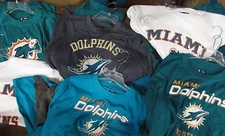 Miami Dolphins NFL Men's *2 MYSTERY SHIRTS* - Multiple Sizes Available!
