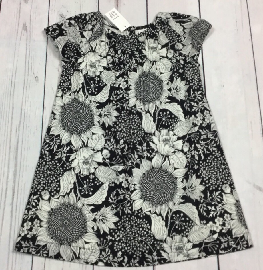 short black sunflower dress Black Sunflower Dress