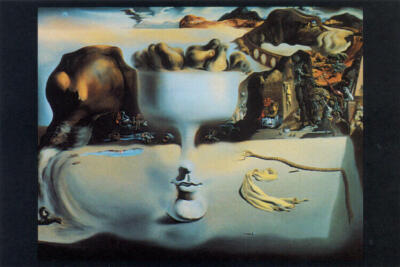 Dali - Apparition of Face & Fruit Poster - 36'' x 24''