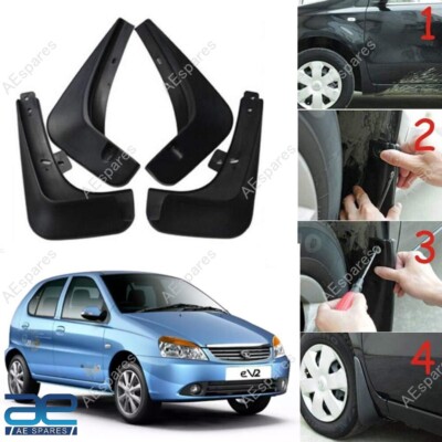 Schmutzfänger 4er Set kompatibel mit Tata Indica EV2