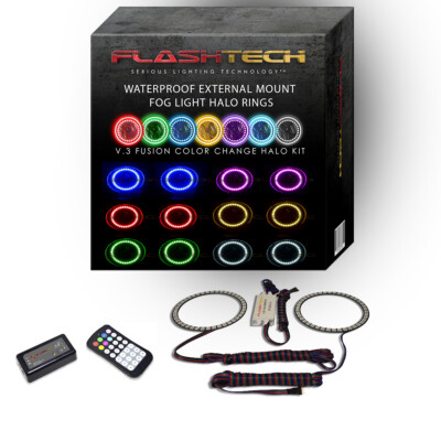RGB Surface Mount LED Halo kit with RF Remote for 08-09 Ford Taurus Fog Lights
