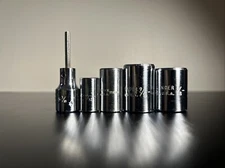 Proto Challenger Socket And Hex Key 5 Item Lot. 1/8 Hex, 11/32, 11mm, 9/16, 5/8