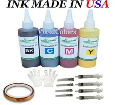 VC 400ML Universal Sublimation Ink Refill for Inkjet Printer Heat Press transfer
