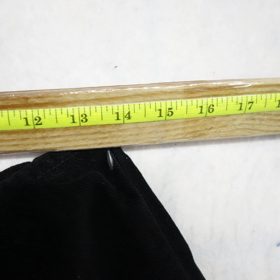 Falda B. Moss línea A para mujer talla 4 negra cremallera lateral algodón elástico frente plano Foto 2 de 4