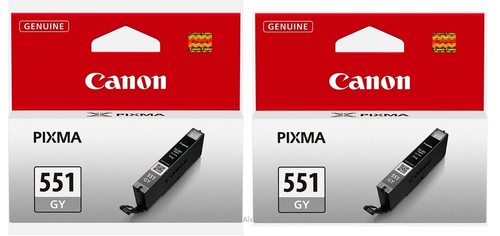Canon Ink Cartridge PGI-550BK CLI-551BK CLI-551C CLI-551M CLI-551Y CLI-551GY LOT - Picture 13 of 19