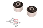 Rear Differential Diff Mount Mountings Bushes Bushings for Subaru Tribeca B9 3.6