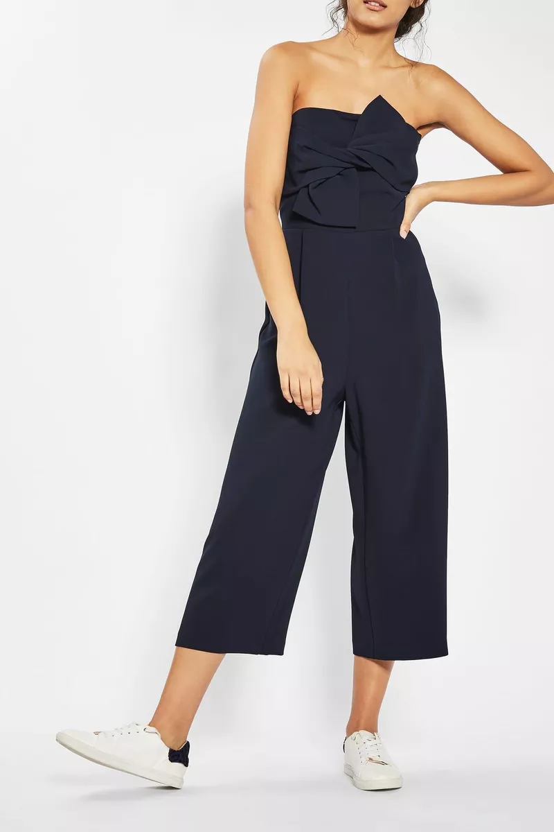 Topshop blue jumpsuit hotsell