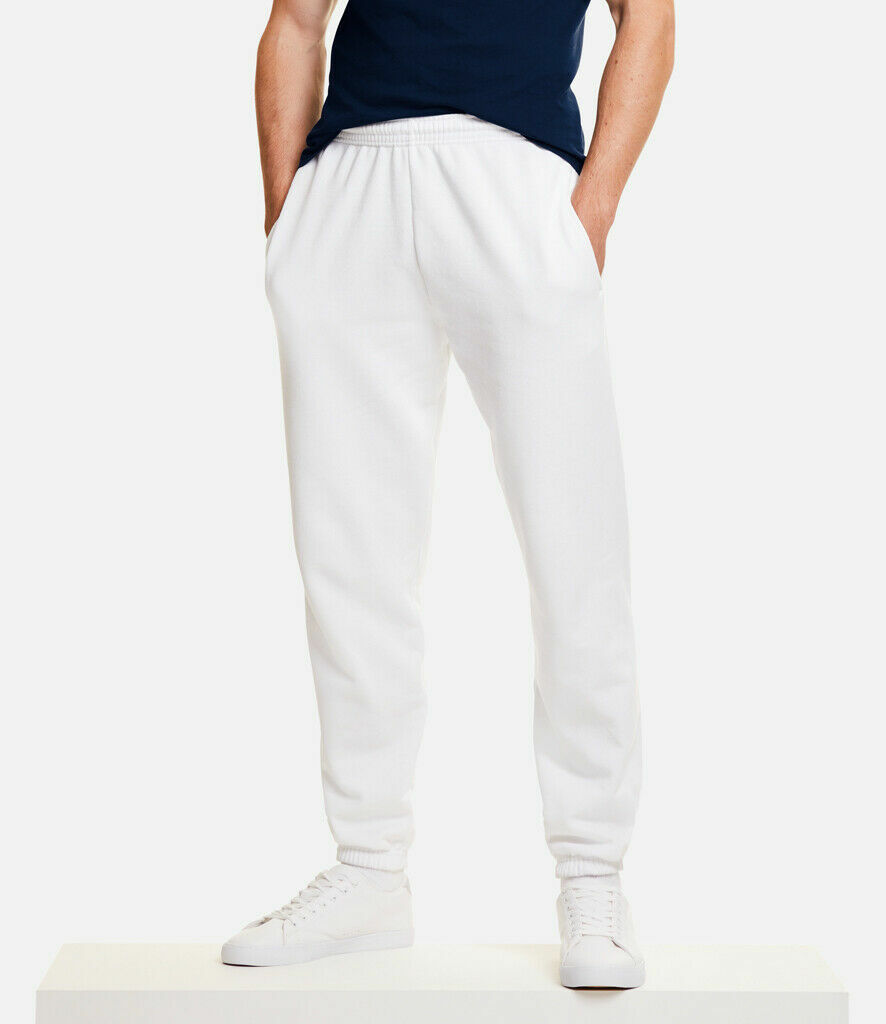 Fruit of the Loom Mens Classic Elasticated Cuff Jog Pants Casual