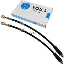 2 x YOU.S Bremsschläuche Vorne Links & Rechts für OPEL ASTRA H Caravan A04 - NEU