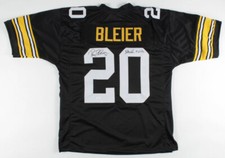Rocky Bleier Signed Pittsburgh Steelers Jersey Inscbd 