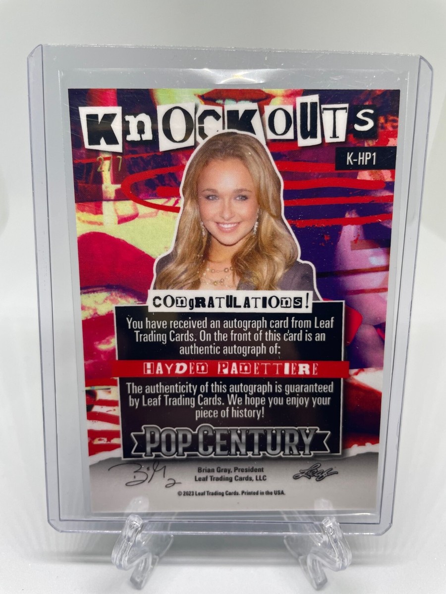 HAYDEN PANETTIERE 2023 LEAF METAL POP CENTURY AUTO /7 | eBay