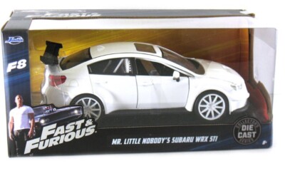 Subaru Impreza Fast Furious 8 FF8 WRX STI White VA S4 F8 Jada 1:24