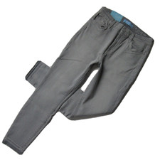 NWT 7 For All Mankind High Waist Ankle Skinny Powder Grey b air Stretch Jean 27