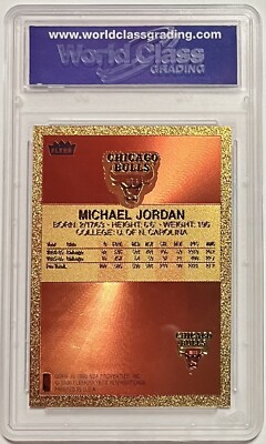1996-97 Fleer Polychrome Michael Jordan 10th Anniversary RC - WCG