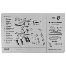 Glock GEN5 Gunsmiths Bench Mats Grey