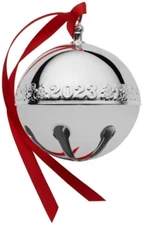 Wallace 2023 Silver Plated Sleigh Bell Ornament, 53Rd Edition