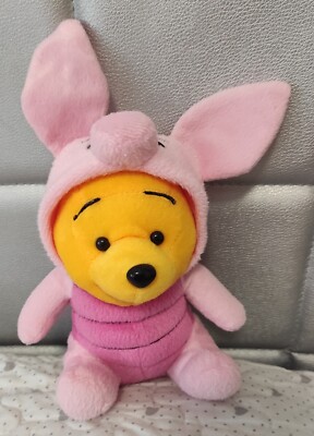 Peluche pupazzo Winnie the Pooh vestito da Pimpi maiale maialino