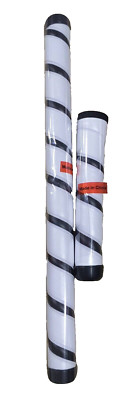 GRIP SET FOR LONG PUTTER, WHITE/BLACK ,  2-PIECE WRAP,