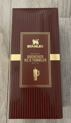 New LTD EDITION Chocolate Gold Stanley Cup Quencher H2O Tumbler