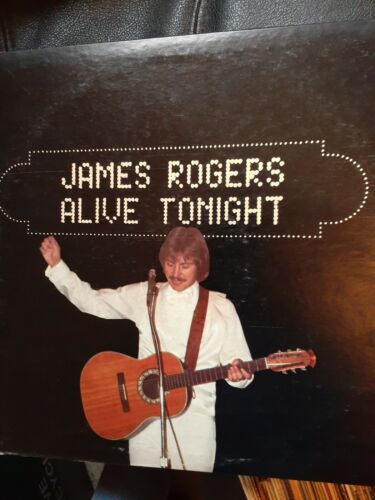 JAMES ROGERS: Alive Tonight LP (autographed on cover back). - Picture 1 of 2