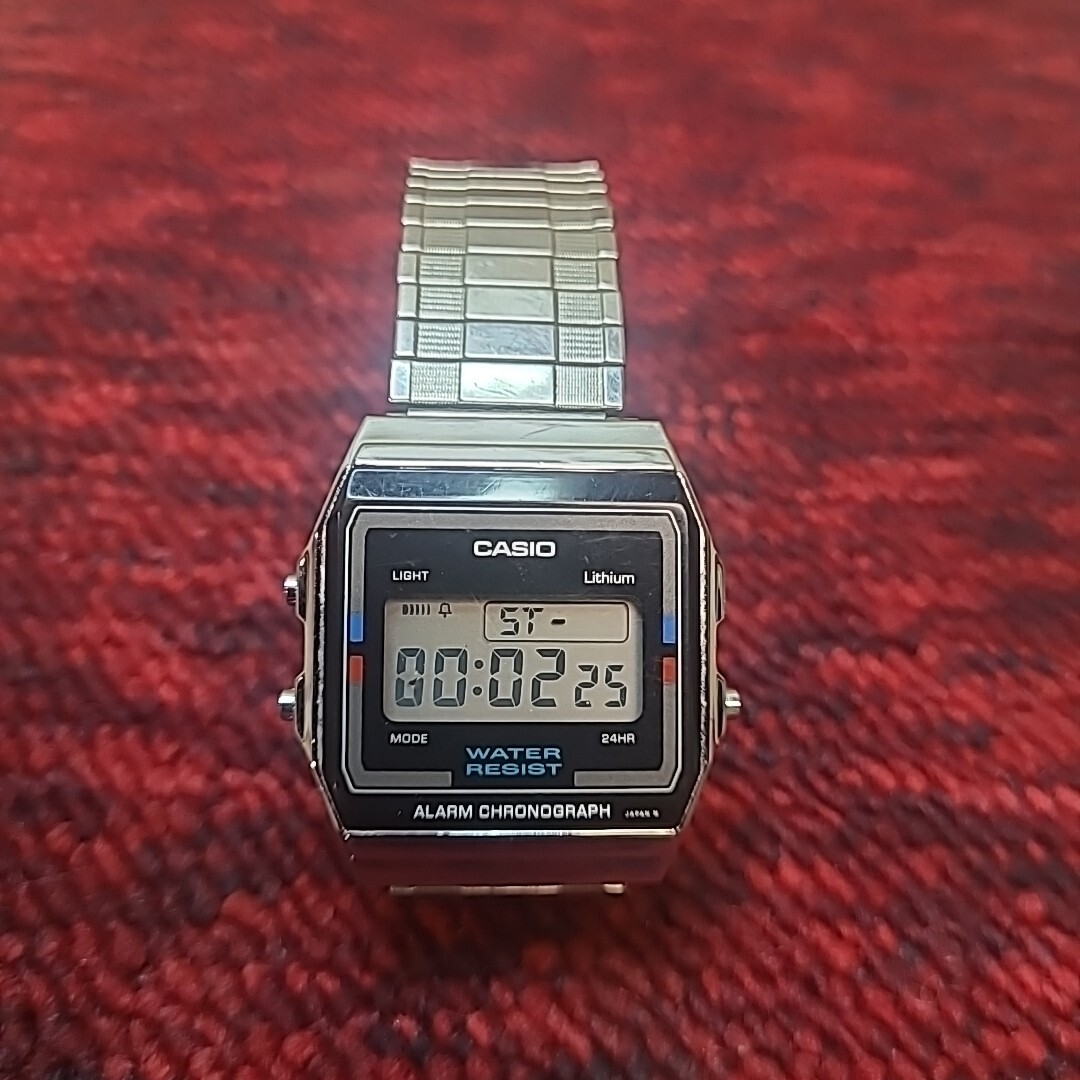 CASIO A156W 80s “Old CASIO”ペプシカラー チープカシオ チープカシオ CASIO チプカシ 時計 腕時計 ブルー 青色 - メルカリ
