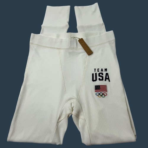 SKIMS Soft Lounge Rib Tank + Leggings Conjunto Equipo EE. UU. Blanco Pequeño - Imagen 5 de 10