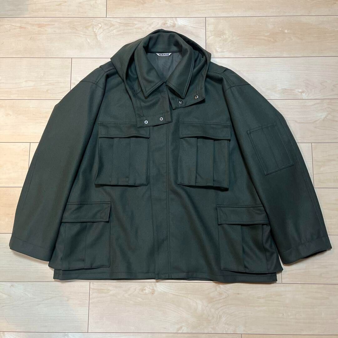 AURALEE 】AURALEE Melton Flight Parka Khaki Size 4 | eBay AURALEE 】AURALEE Melton Flight Parka Khaki Size 4 | eBay