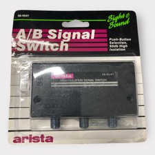 Arista 56-4547 A/B Signal Switch Sight and Sound High Isolation NEW