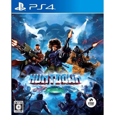 Huntdown PlayStation 4 PS4 NTSC-J CIB Digital Manual