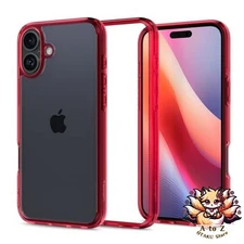 NEW Spigen iPhone 16 Case Clear Shockproof with Strap Hole Anti-Yellowing Bumper