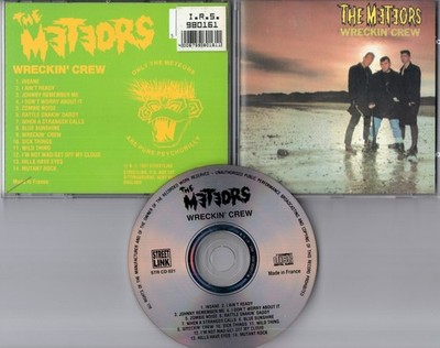 The Meteors CD Wreckin' Crew   1991 France 14-track # STR CD 021 Rockabilly