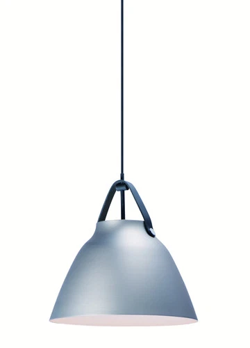 Black   Brushed Platinum One Light Pendant from the Nordic Collection - Picture 1 of 2