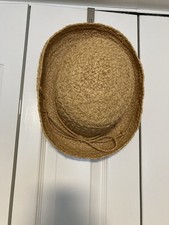 Women s Scala Collection Woven Straw Hat Tan with Upturned Brim One Size
