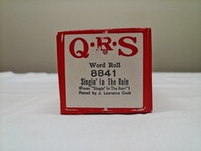 QRS Piano/Word Roll 8841 Singin' In The Rain Played by J Lawrence Cook