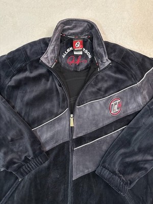Vintage 1990s Y2K Allen Iverson Reebok Answer I3 Velour Track Jacket, XL XXL NEW