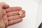 Intense Sapphire Cross Vintage mat Finish Solid 18k Gold(#25) — photo 7