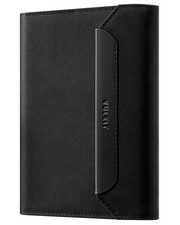 RFID Blocking Leather Passport  Card Holder, Dual Person Travel Passport Wal...