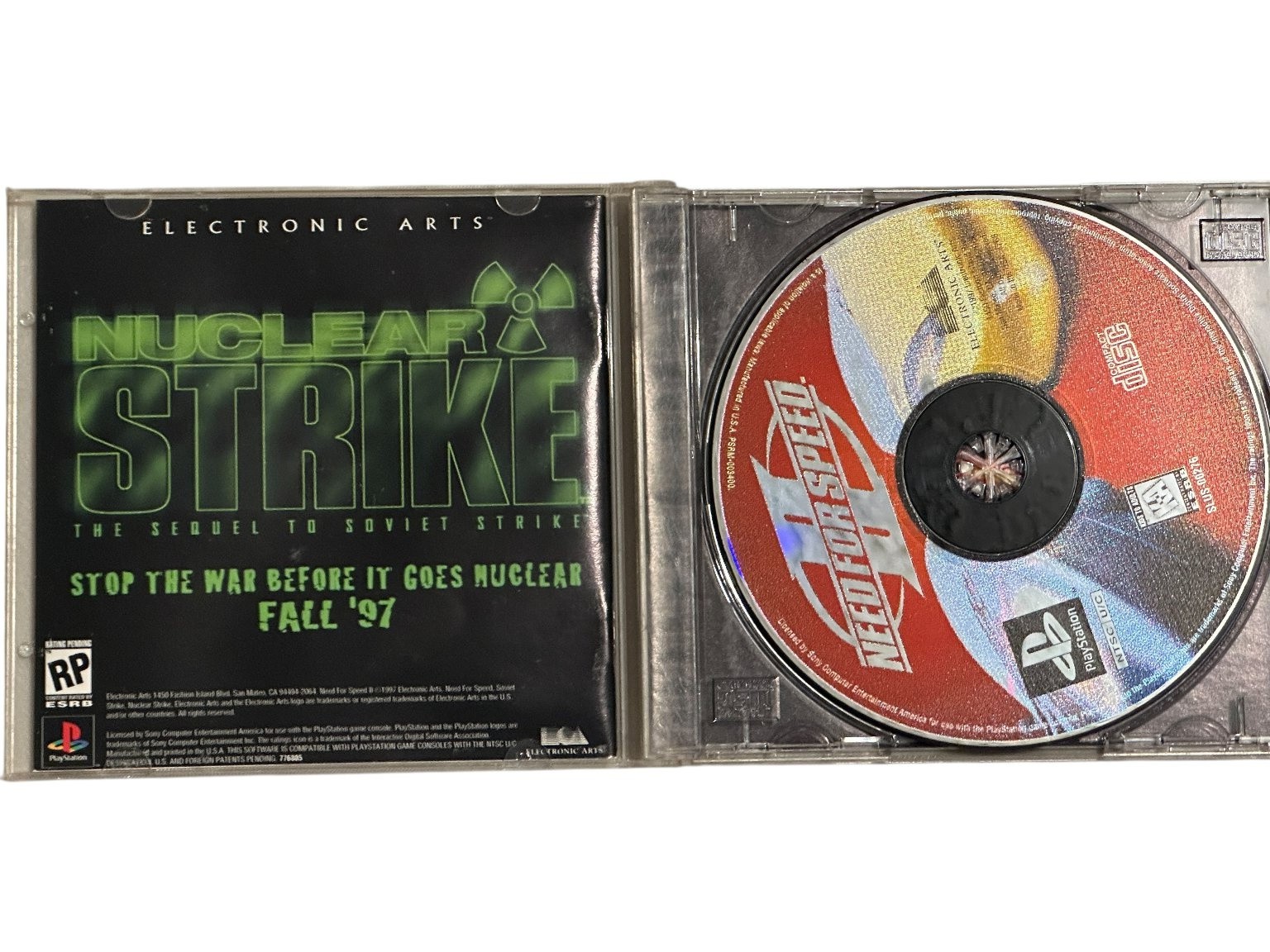 Need for Speed II PlayStation Video Game Racing Multiplayer CIB