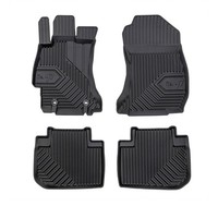 FußMatten Gummimatten No.77 FüR Subaru Forester IV 2013-2018 TPE Schwarz 3 Tlg