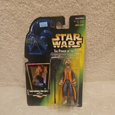 Kenner Star Wars Saelt-Marae Yak Face Battle Staff Power Of The Force Sealed NIB
