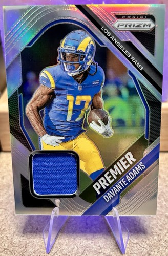 Davante Adams #PJY-DAS 2025 Panini Prizm Premier Jersey card