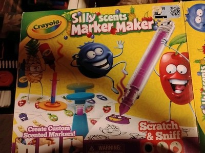 Crayola Marker Kit, Drawing, Silly Scents Marker Maker, Scented Marker Pen Set,