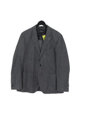 Benvenuto Herren Blazer Brustumfang: 42 in Multi Geometrisch Wolle mit Seidenmantel