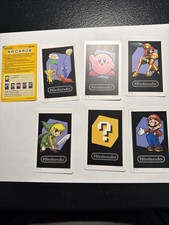 Nintendo 3DS AR Cards Mario Kirby Samus Link Pikmin Complete 7-Card Set