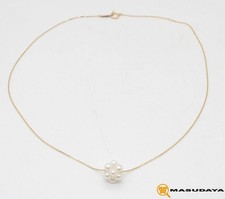 TASAKI Flower Basket Pearl Pendant Necklace, 18K Yellow Gold
