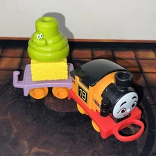 Thomas & Friends Toddler Toy My First Nia Push-Along Train with Stacking Cargo