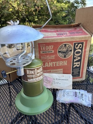 BERNZOMATIC TX-007  PROJECT SOAR BOY SCOUTS OF AMERICA'' PROPANE LANTERN. NEW