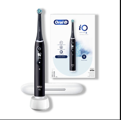 Oral-B iO Series 6 Ultimate Clean Elektrische Zahnbürste, Schwarz